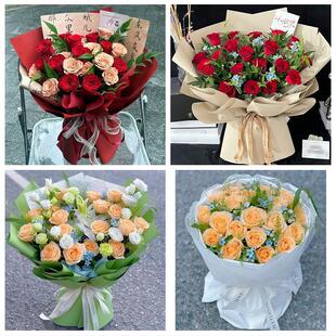 上海市浦东新区唐镇曹路金桥花店同城配送女友生日情人节玫瑰花束