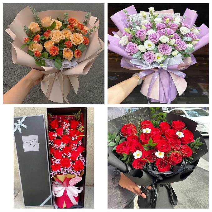 黑龙江鹤岗市兴安区东山兴山区同城花店情人节送女友老婆玫瑰鲜花