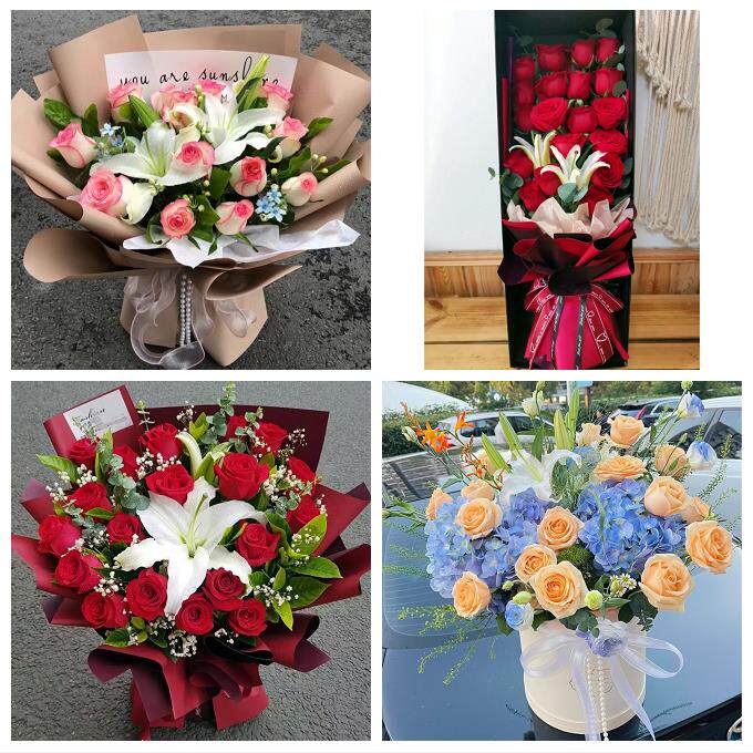 辽宁朝阳市喀左县北票市凌源市鲜花店同城送玫瑰香水百合生日花束