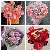 送南平市延平区建阳区顺昌县同城鲜花店订38妇女节康乃馨百合花束