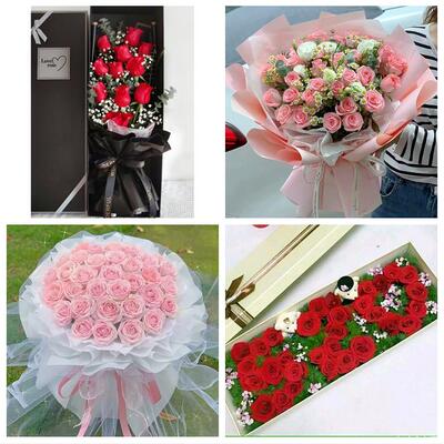 长治市城区郊区长治县襄垣县同城鲜花店情人节表白送玫瑰花束礼盒