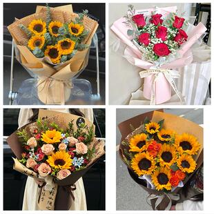 凉山州西昌市盐源德昌会理县同城鲜花店父亲节向日葵花束男士生日