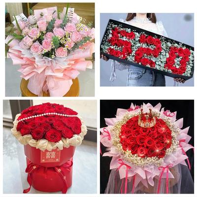 湖北宜昌市猇亭区夷陵区远安县同城鲜花店送老婆玫瑰表白女友生日