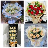 连云港市连云区海州区赣榆区同城鲜花店情人节表白送玫瑰花束礼盒