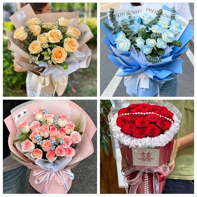 520玫瑰送情人老婆女友山西运城市盐湖区临猗县万荣县同城鲜花店