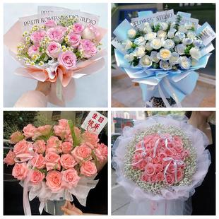 天津市河西区挂甲寺马场越秀路同城花店情人节送女友老婆玫瑰鲜花