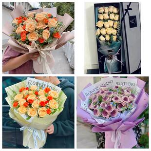 江苏无锡市锡山惠山滨湖梁溪区同城鲜花店情人节玫瑰表白女友老婆