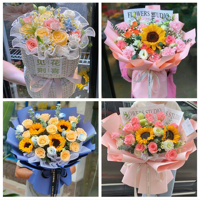 衡水市饶阳安平县故城县景县花店同城送男女友领导玫瑰混搭鲜花束