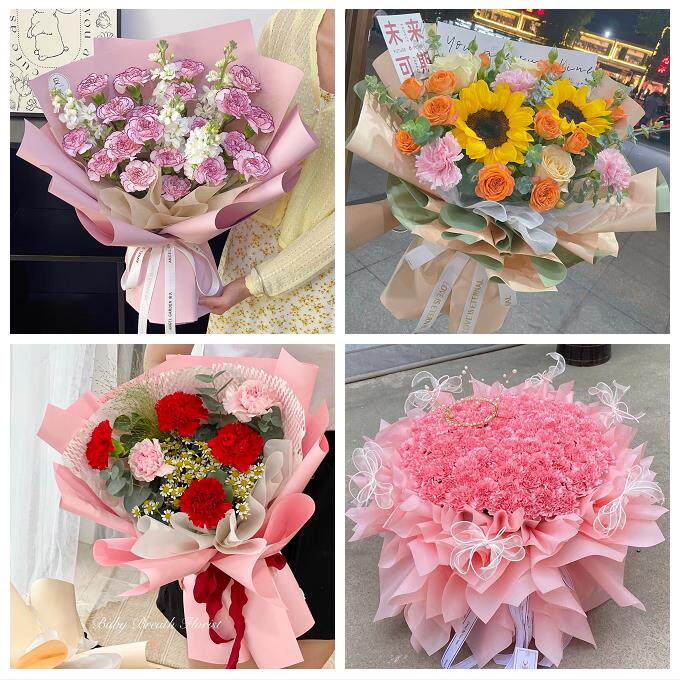母亲节康乃馨送长辈生日四川南充市顺庆区高坪区嘉陵区同城鲜花店