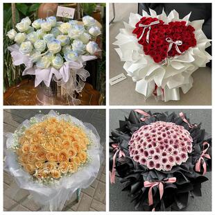 郴州市北湖苏仙区桂阳宜章县花店同城配送女友生日情人节玫瑰花束