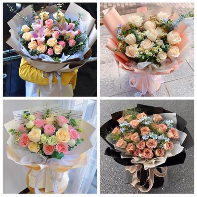 女神节订红玫瑰送黄冈市黄梅县麻城市武穴市同城鲜花店送女友老婆
