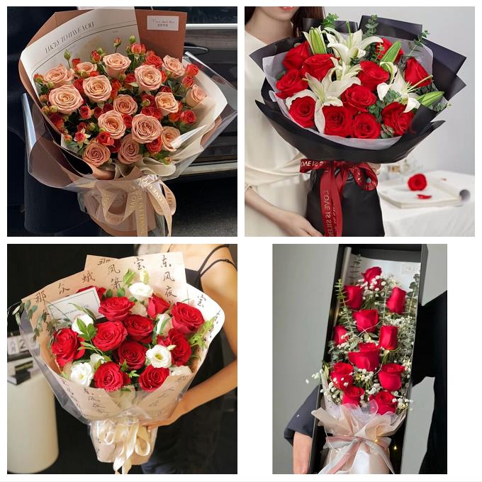 上海青浦区夏阳盈浦香花桥白鹤同城鲜花店送老婆玫瑰表白女友生日