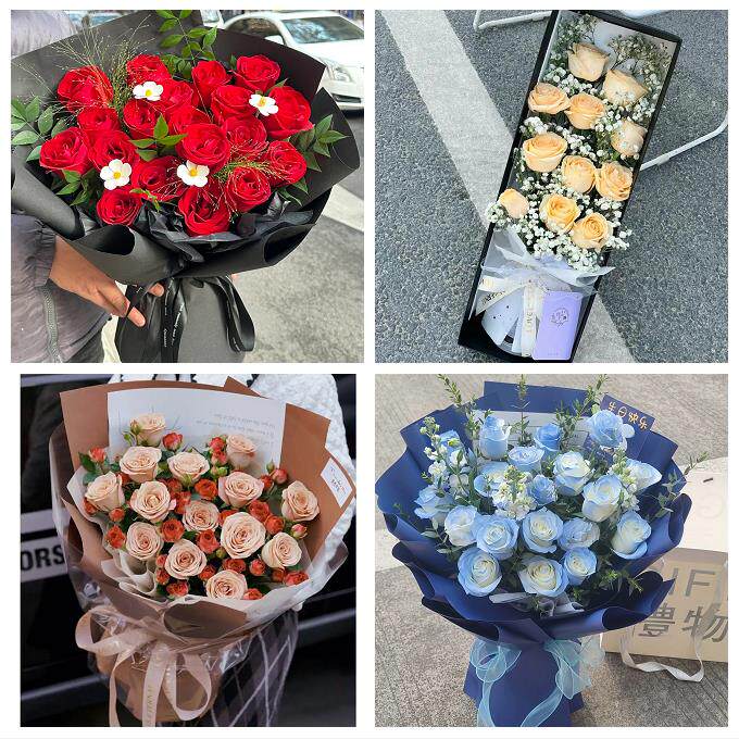 广东湛江市赤坎区霞山区坡头区同城花店情人节送女友老婆玫瑰鲜花