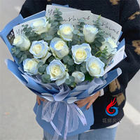 On the Qixi Festival, I ordered a red rose bouquet gift box from a local flower shop in Bobai, Xingye County, Beiliu City, Yulin City, Guangxi thumbnail 5