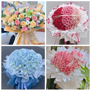 四川资阳市雁江区安岳县乐至县同城花店情人节送女友老婆玫瑰鲜花