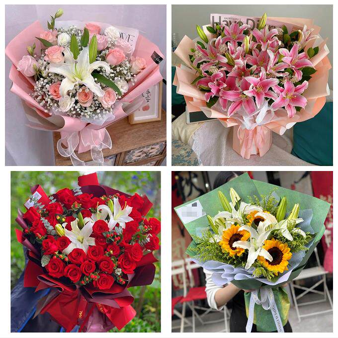 辽宁锦州黑山县义县凌海北镇市鲜花店同城送玫瑰香水百合生日花束