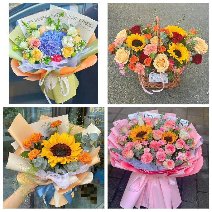 成人礼高考毕业向日葵花束北京市大兴区博兴青云店采育镇同城花店