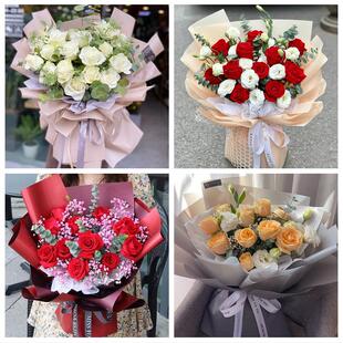 山西长治市壶关县长子县武乡县同城鲜花店订33朵玫瑰送情人女朋友