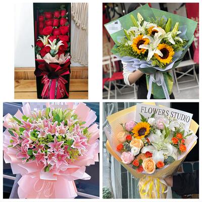 福建三明市泰宁县建宁县永安市鲜花店同城送玫瑰香水百合生日花束