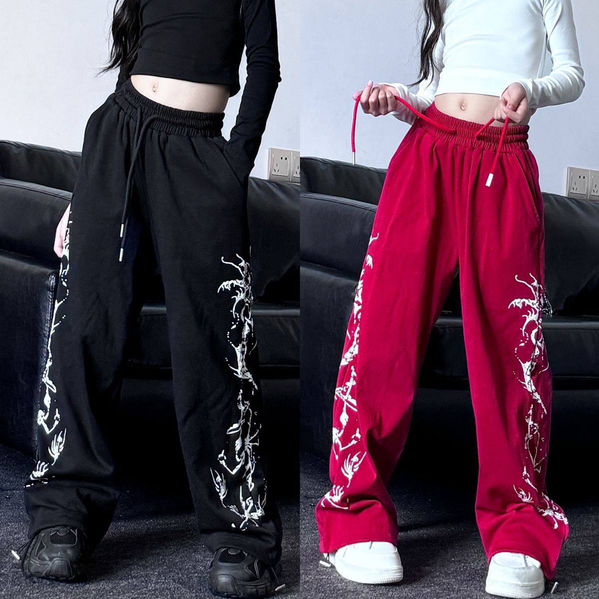 可达鸭家童装秋季男女童嘻哈街舞宽松纯棉卫裤儿童帅气爵士舞裤子,童装/婴儿装/亲子装,裤子,淘宝优惠券,粉丝福利购,淘宝优惠卷