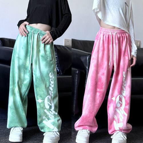 爵士舞街舞嘻哈纯棉运动裤子