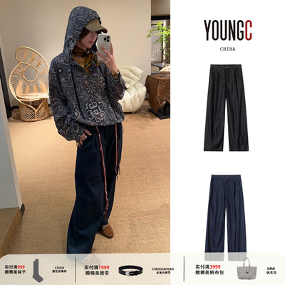 RAW STONE设计师品牌25ss【廓形留须腰绳牛仔裤】YOUNGC买手店