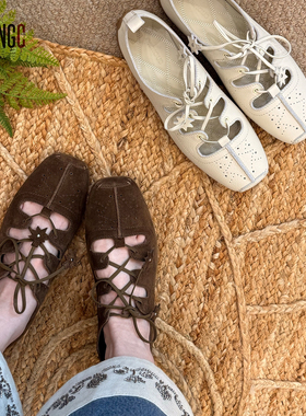 Orinous【古罗马织花系带芭蕾单鞋】设计师品牌 no退可换