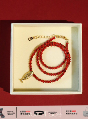 设计师品牌买手店项链串珠红玛瑙