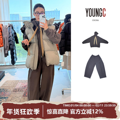 SYUGNA 设计师品牌【连帽卫衣 廓形 抽绳卫裤】YOUNGC买手店