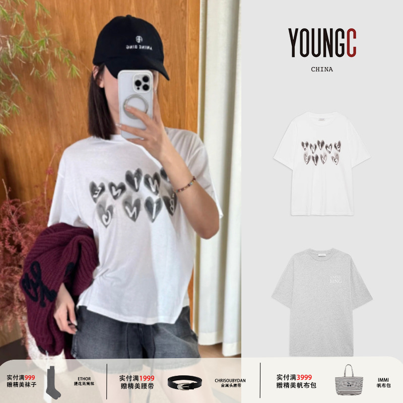 ANINE BING设计师品牌 25ss【新品IVORY T恤】 YOUNGC买手店