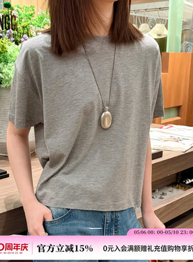SESSUN 纯色圆领短袖T恤上衣女 设计师 YOUNGC买手店