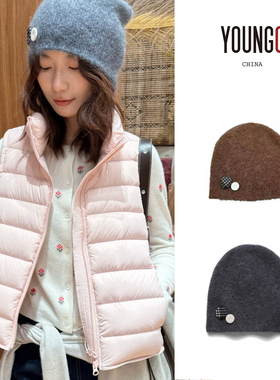 JUNWEI LIN【马海毛包扣冷帽】设计师品牌 no退可换 YOUNGC买手店