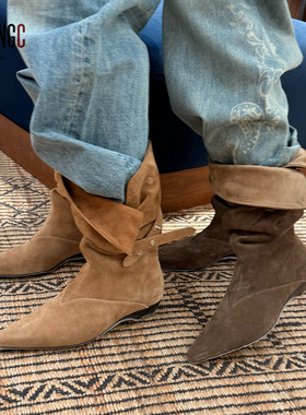 Orinous设计师品牌【V字扣带长靴】 YOUNGC买手店