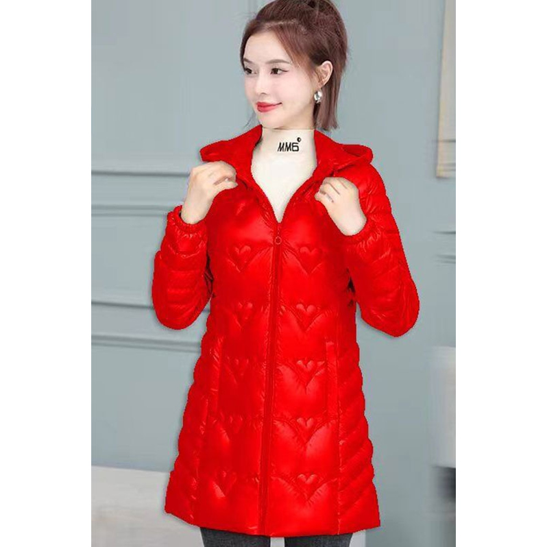 冬季新款中长款修身显瘦棉衣