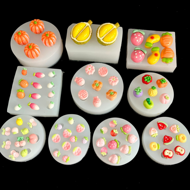 小鼻噶食玩南瓜榴莲水果西瓜蜜桃造型DIY滴胶捏捏乐硅胶模具,厨房/烹饪用具,烘焙模具,淘宝优惠券,粉丝福利购,淘宝优惠卷