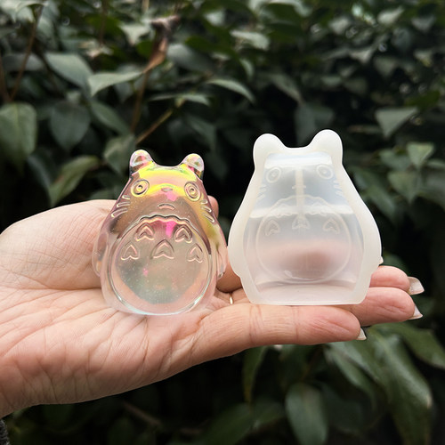 硅胶模具迷你龙猫模具diy手工