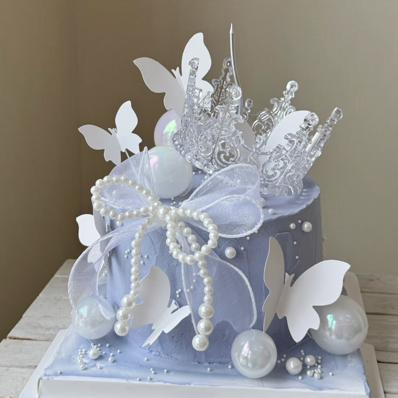女神节仙女皇冠蛋糕装饰摆件珍珠蝴蝶结3.8妇女节三八女王节装扮,节庆用品/礼品,节日装扮用品,淘宝优惠券,粉丝福利购,淘宝优惠卷