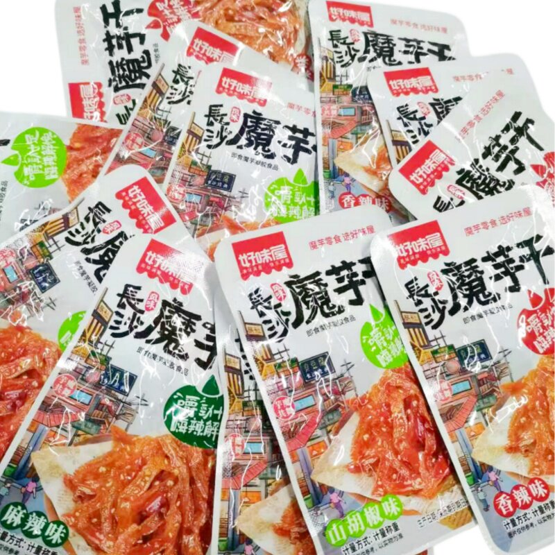 好味屋魔芋干长沙风味湖南特产散装250g麻辣魔芋爽素毛肚小吃零食