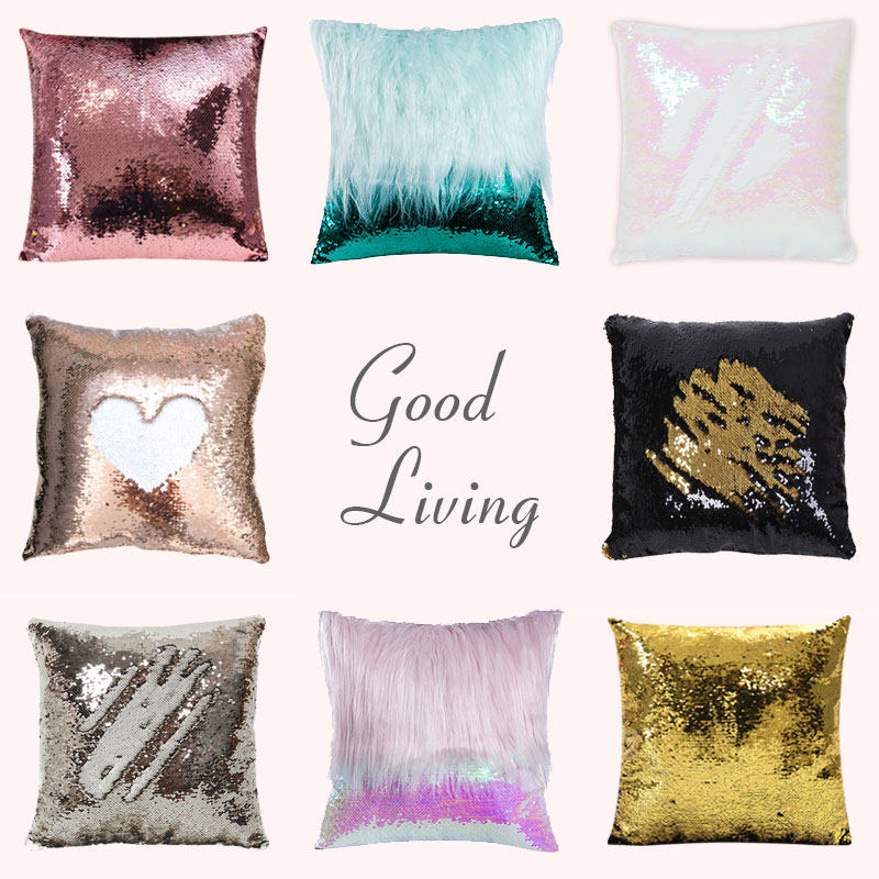 ins 網紅亮片抱枕樣板房靠背北歐風格沙發靠枕客廳床頭靠墊公主在類目 居家布藝, 靠墊/抱枕中 - 來自Buy2taobao.com提供專業的淘寶代購服務