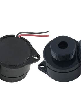 2910黑色超响3-24V螺纹式连续声压120DB间断声音高品质喇蜂鸣器