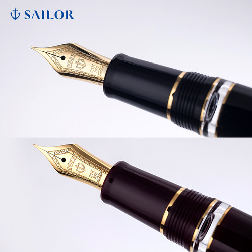 sailor钢笔活塞大型鱼雷21k红金