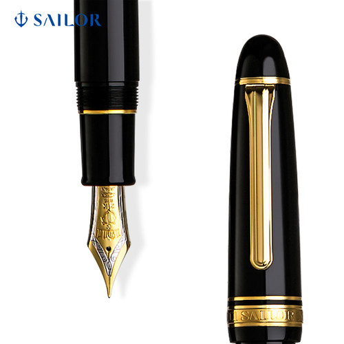 sailor鱼雷21k金尖双色墨水笔
