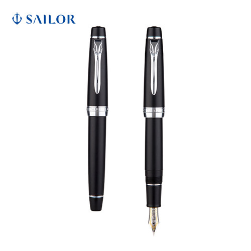 sailor写乐3558大型磨砂黑钢笔
