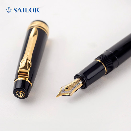 sailor写乐平顶大船锚银夹笔夹