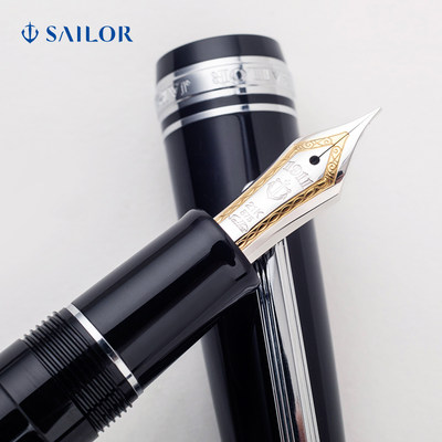sailor大型平顶21k双色墨水笔