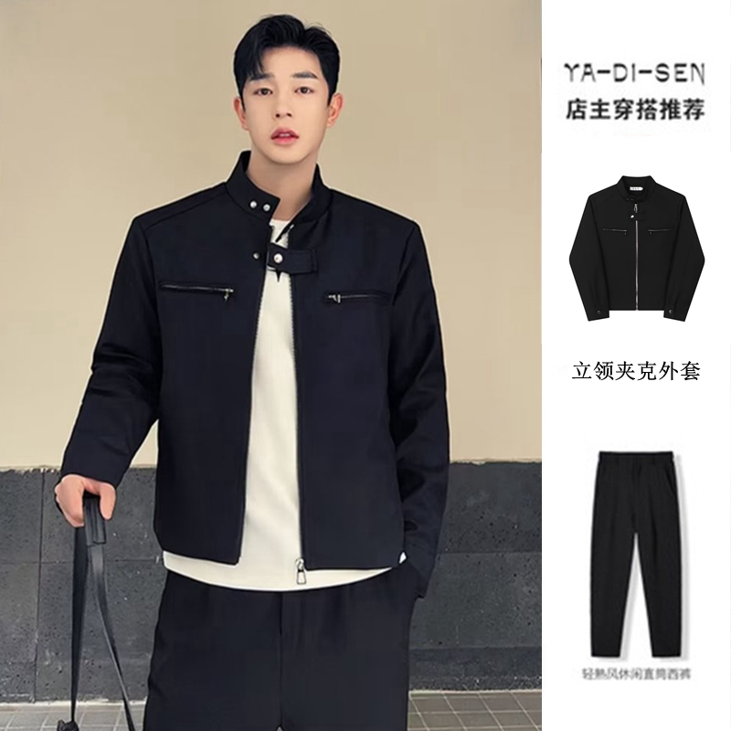 立领短款机能外套春秋款夹克