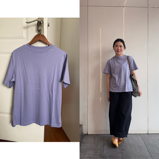 Decemberrush T恤 纯色宽松休闲百搭重磅短袖