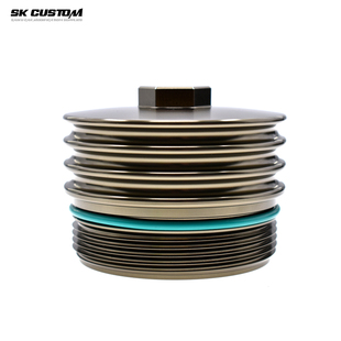 B58机油滤芯外壳锻造铝合金滤清器盖 B48 适用宝马N20N46N52 N55