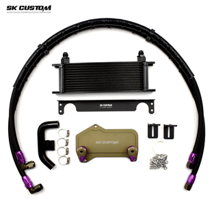 SKCUSTOM适用大众奥迪DSG 7速变速箱散热器DQ380 500 501波箱冷却