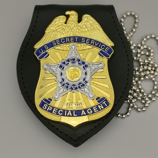 美囯特勤局USSS 金属大徽章  肩章 胸章  现货